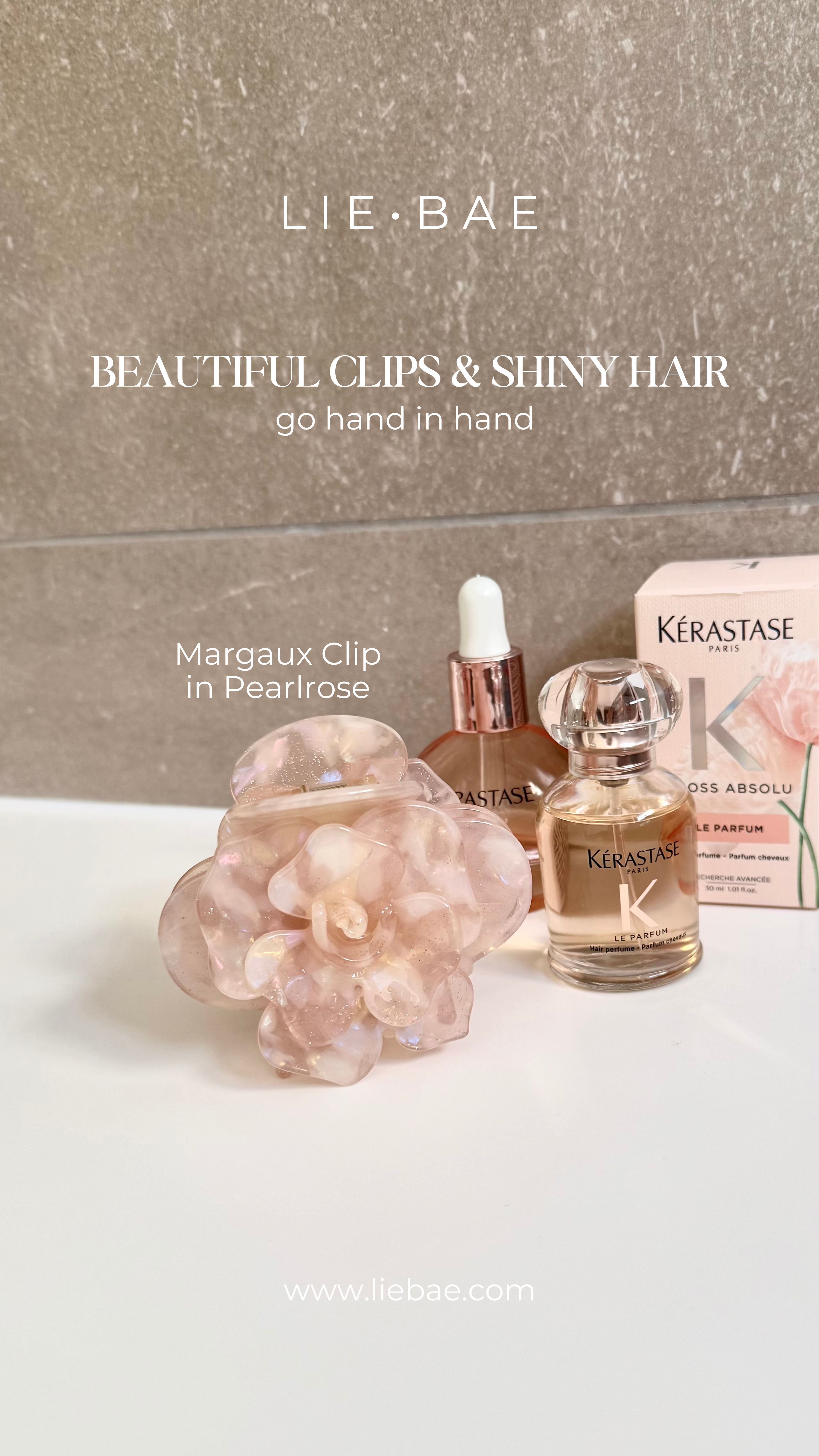 Autumn Hair Essentials: The Margaux Clip in Pearlrose & My Go-To Hair Care Routine