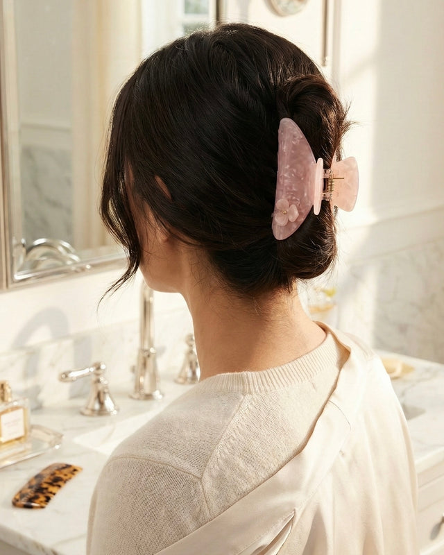 Elara Acetate Claw - Frosted Marshmallow